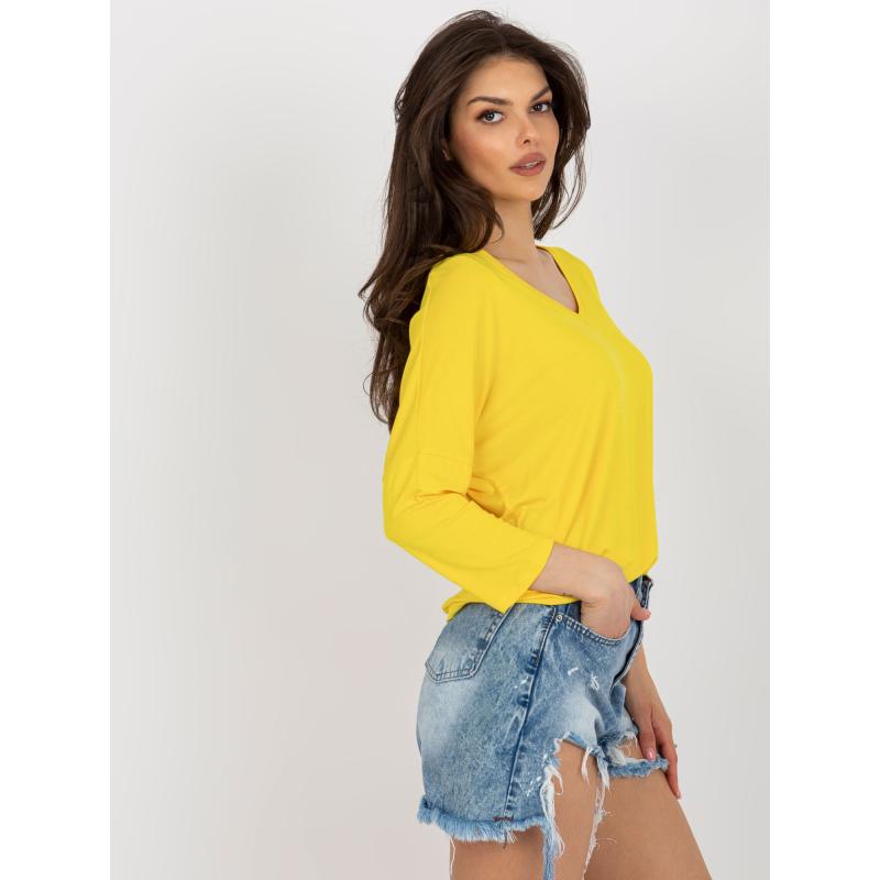 Női alap blúz BOZIDARA sárga