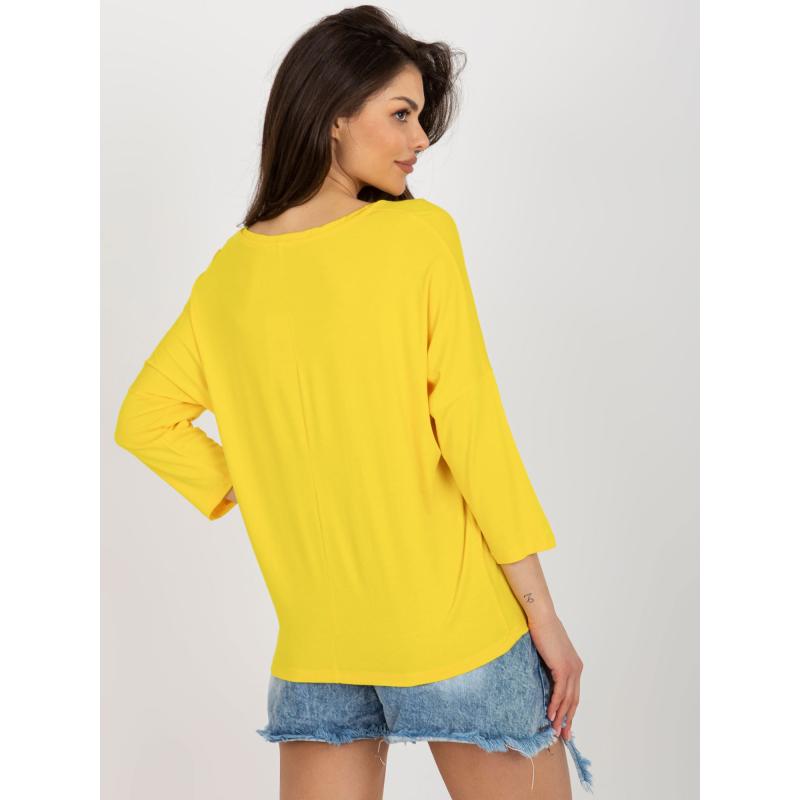Női alap blúz BOZIDARA sárga