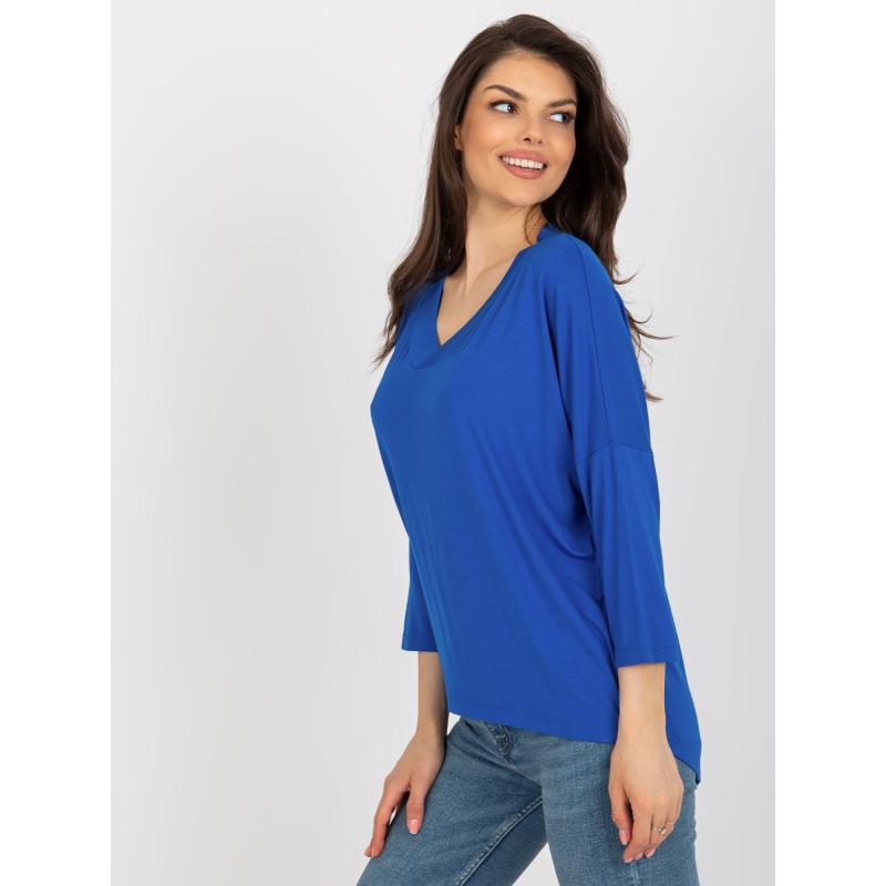 Női 3/4 ujjú blúz NORA sötétkék
