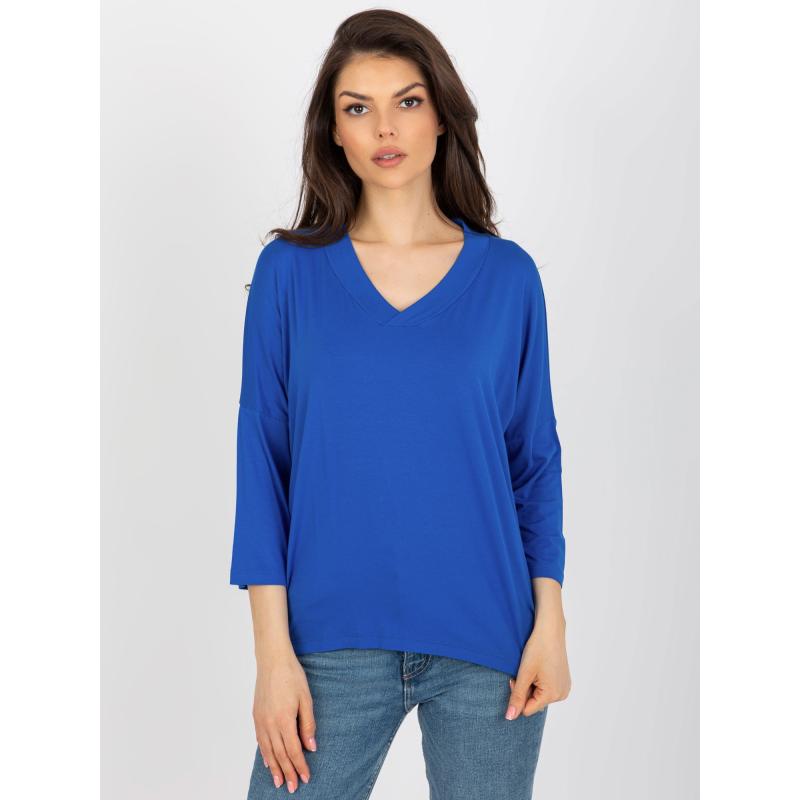 Női 3/4 ujjú blúz NORA sötétkék