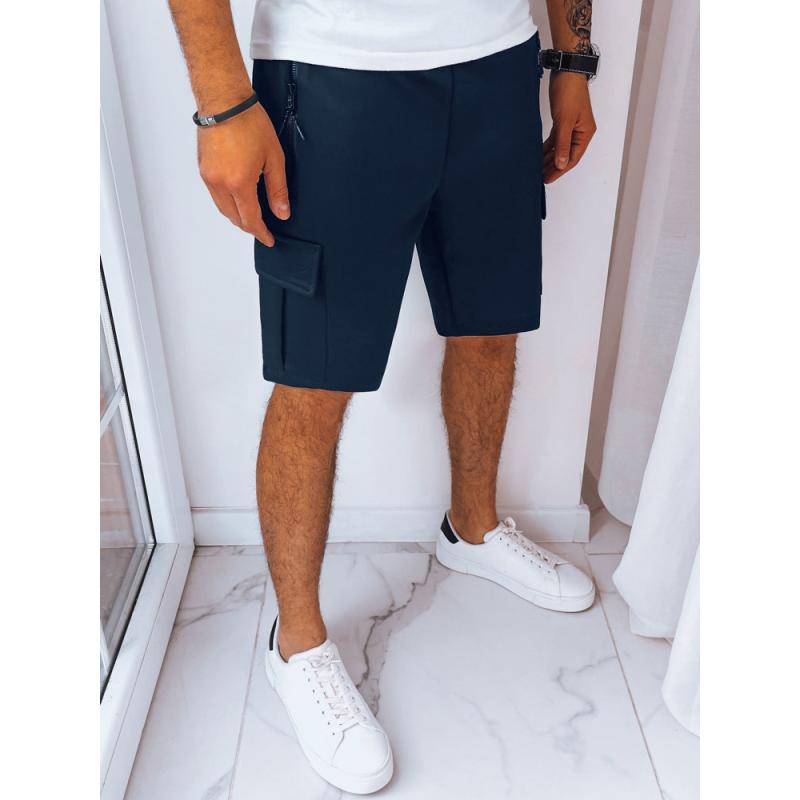 Pánské teplákové šortky KETA tmavě modré