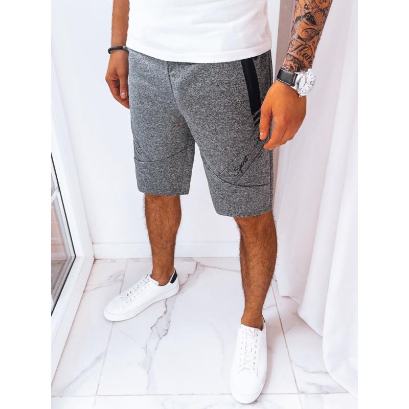 Pánské teplákové šortky KEVA šedé