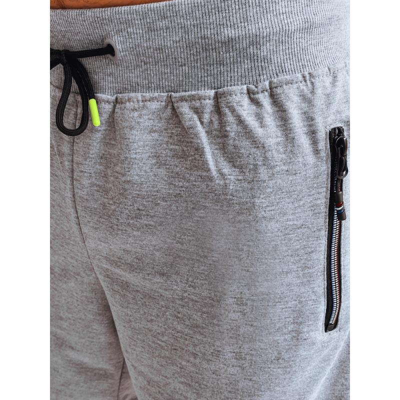 Pánske teplákové šortky WITAS svetlo šedé