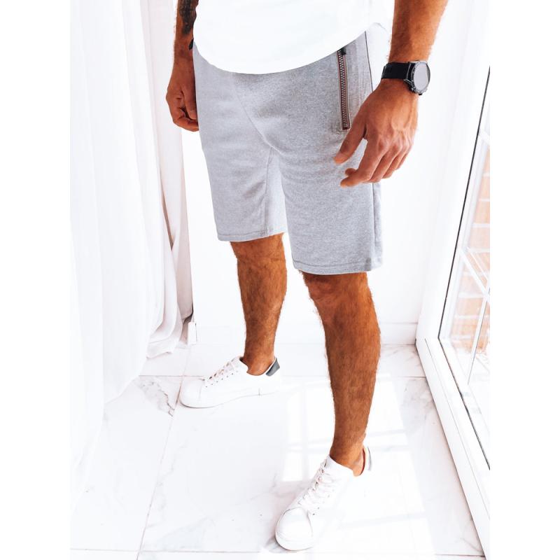 Pánské teplákové šortky WITASA světle šedé