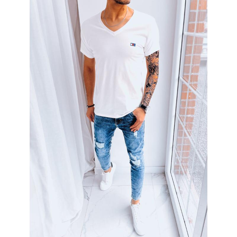 Pánské tričko s potiskem POLITE ecru