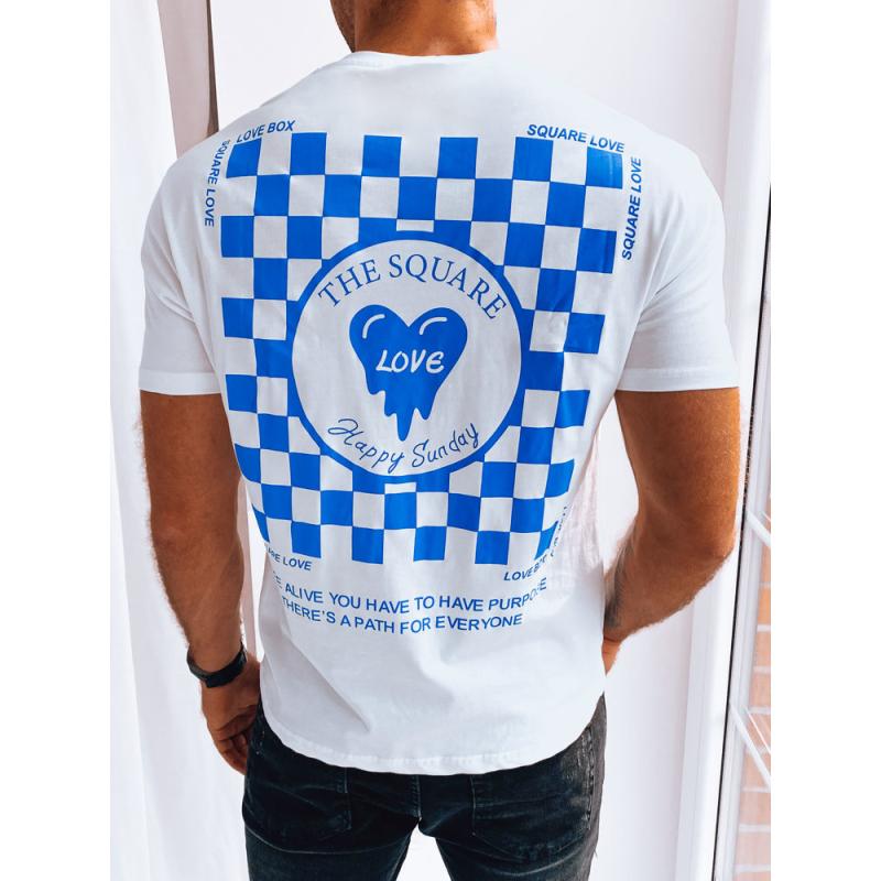 Férfi póló PUPROSE nyomtatással fehér