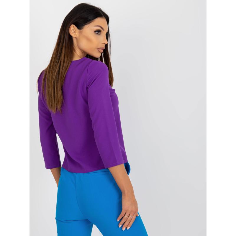 Dámska blúzka GENIVEE tmavo fialová