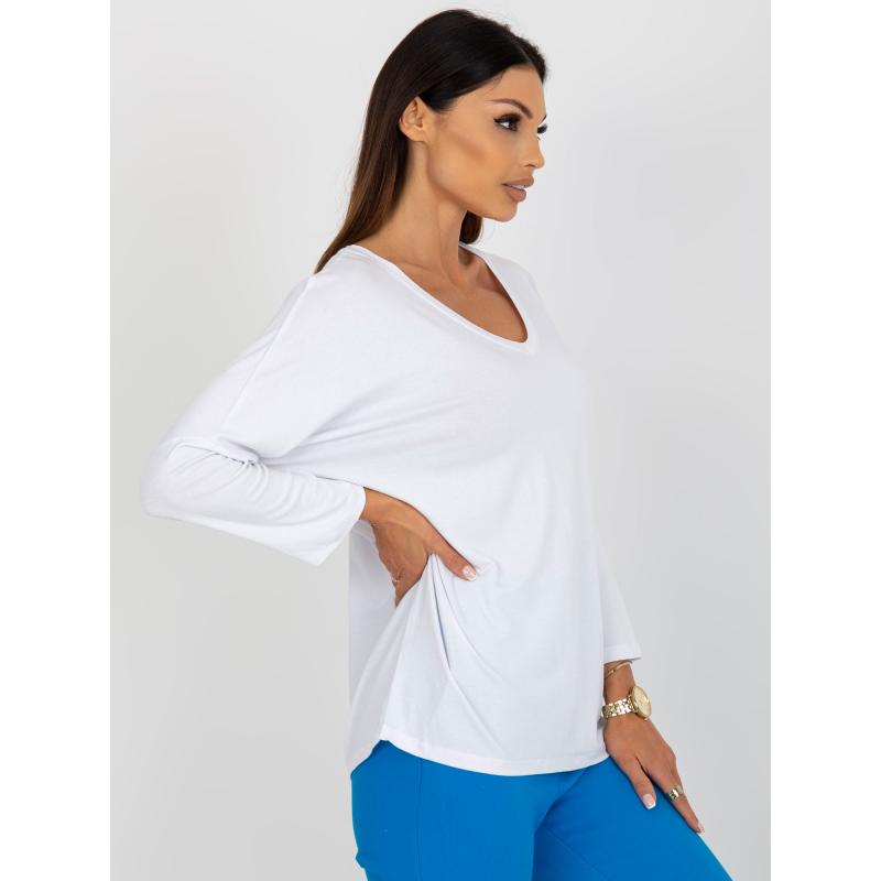 Dámská halenka oversize z viskózy HIA bílá