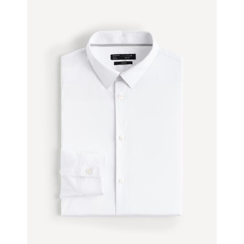 Celio Košile Masantal slim střih Smetanová 