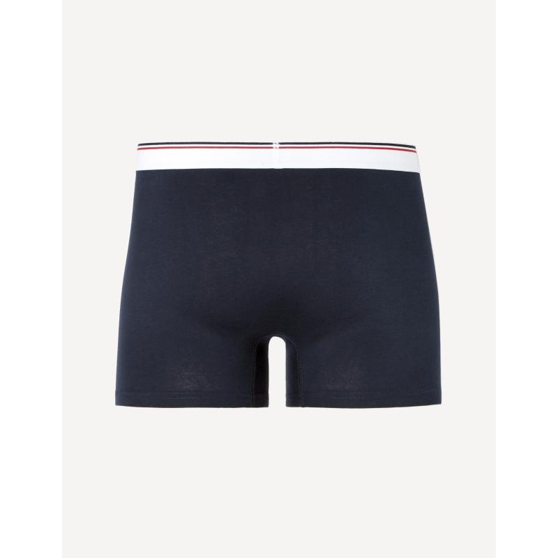 Celio Boxerky Mike bavlna Supima® Tmavě modrá 