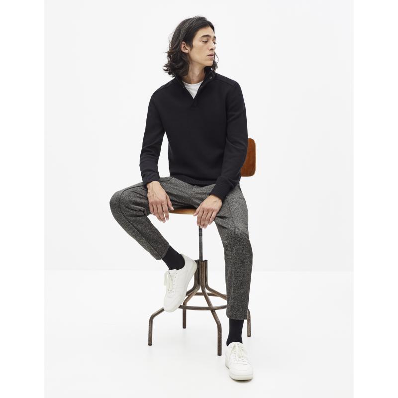 Pletený sveter Serome so zapínaním