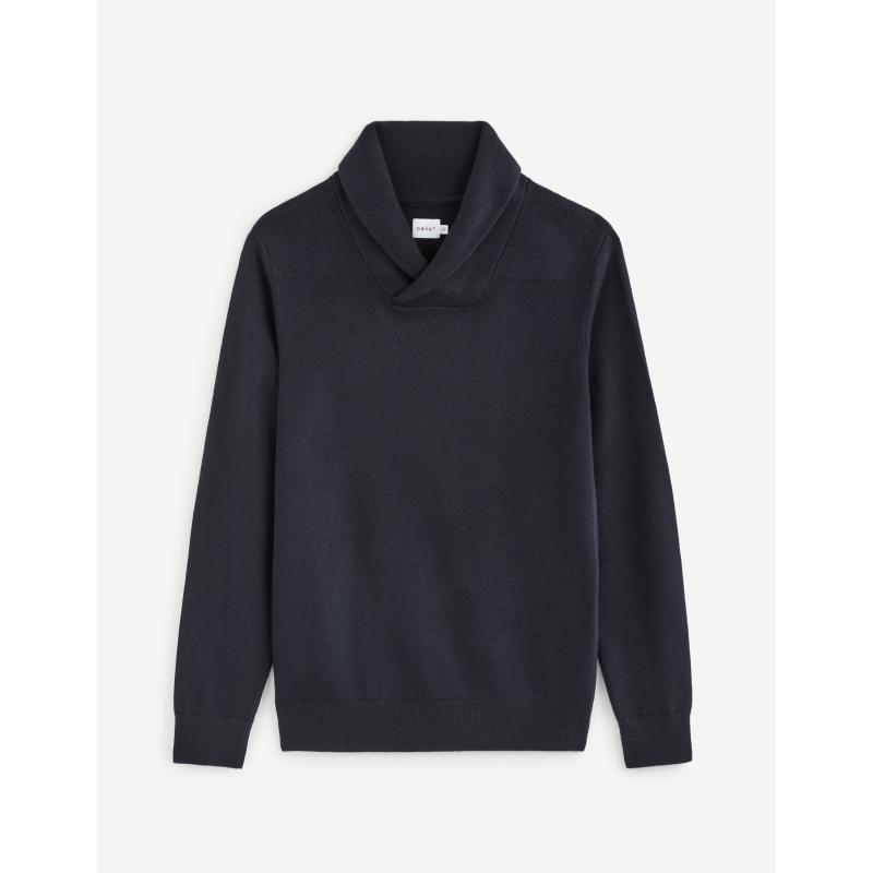 Sveter Sepiz so šálovým golierom