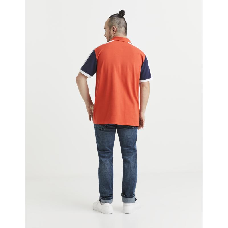 Polokošeľa Veblock s farebným rukávom