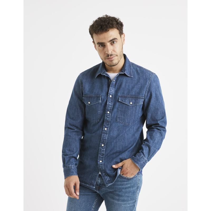 Džínsová košeľa Varevient western
