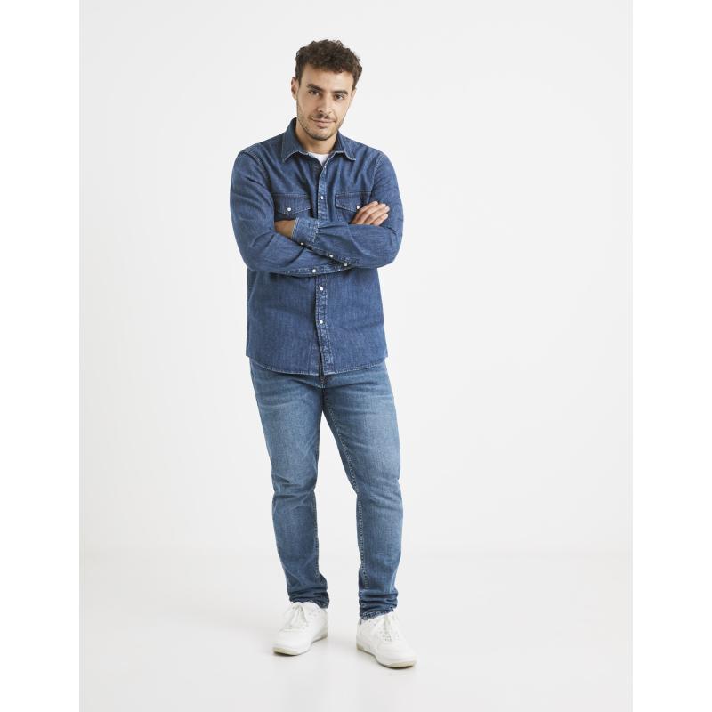 Džínsová košeľa Varevient western