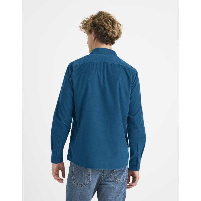 Velúrová košeľa Vamil