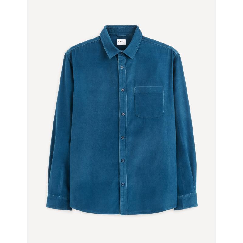 Velúrová košeľa Vamil