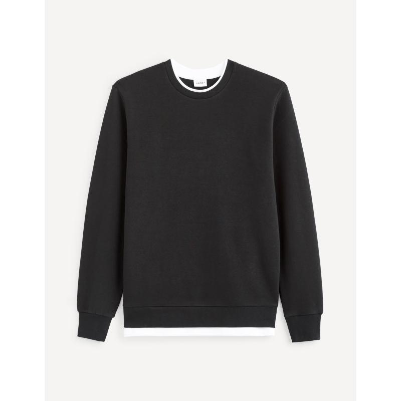 Vedoubleco Biela mikina s lemom