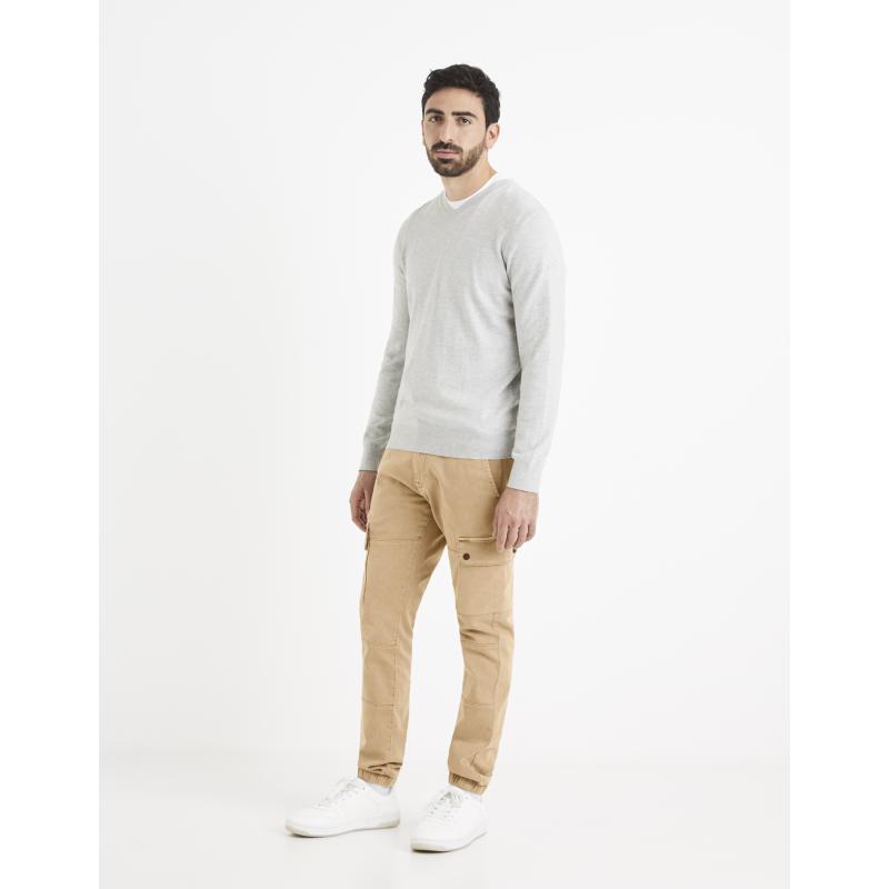 Hladký melírovaný svetr Veviflex