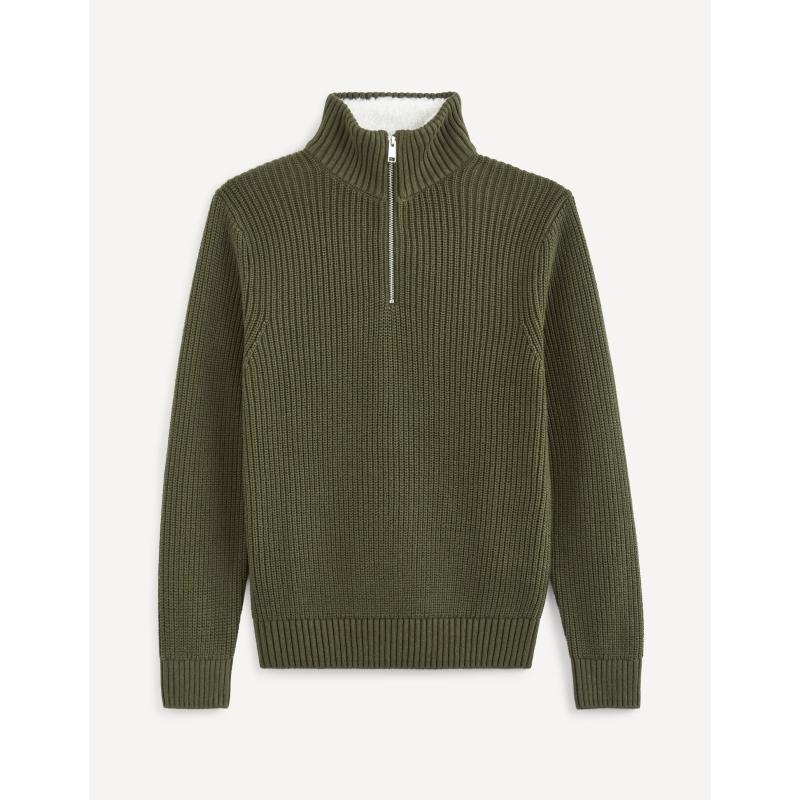 Sveter Veviking s golierom na zips