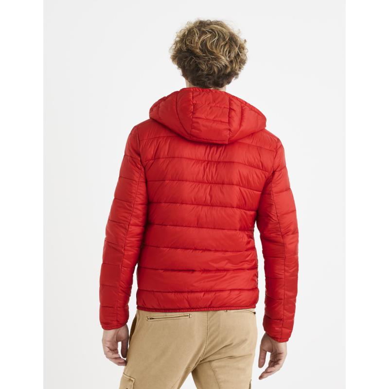 Lehká prošívaná bunda s kapucí