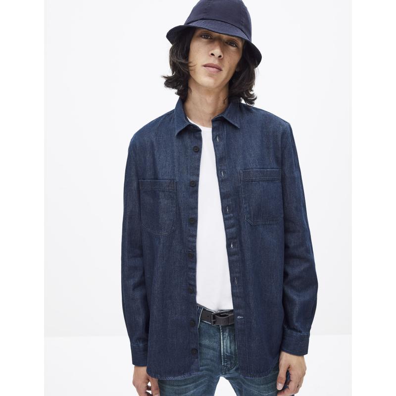 Džínsové vrchné oblečenie Košeľa Sawork