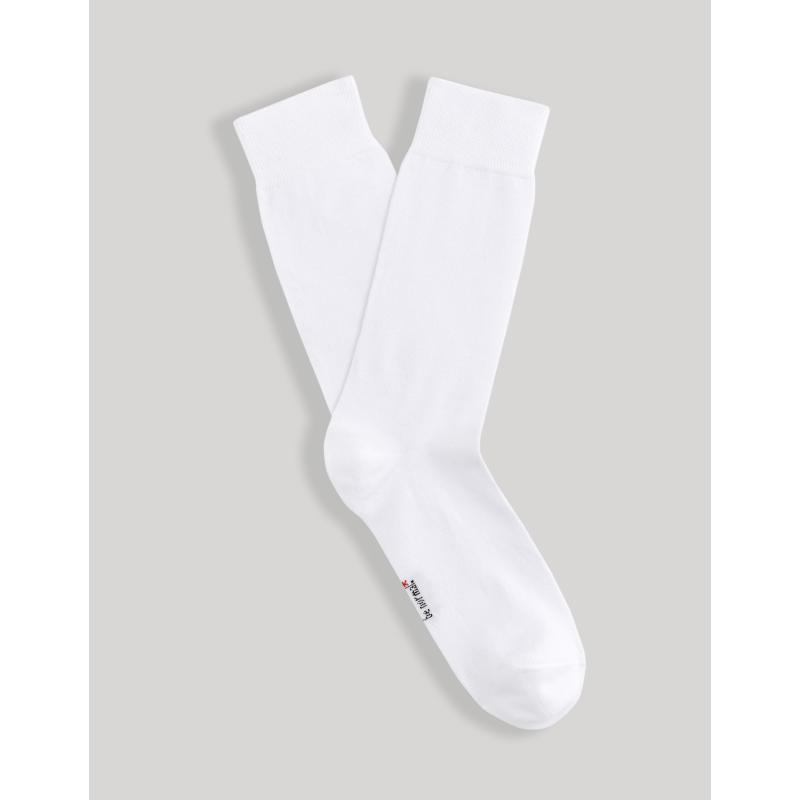 Vysoké ponožky bavlna Supima® Bílá ON