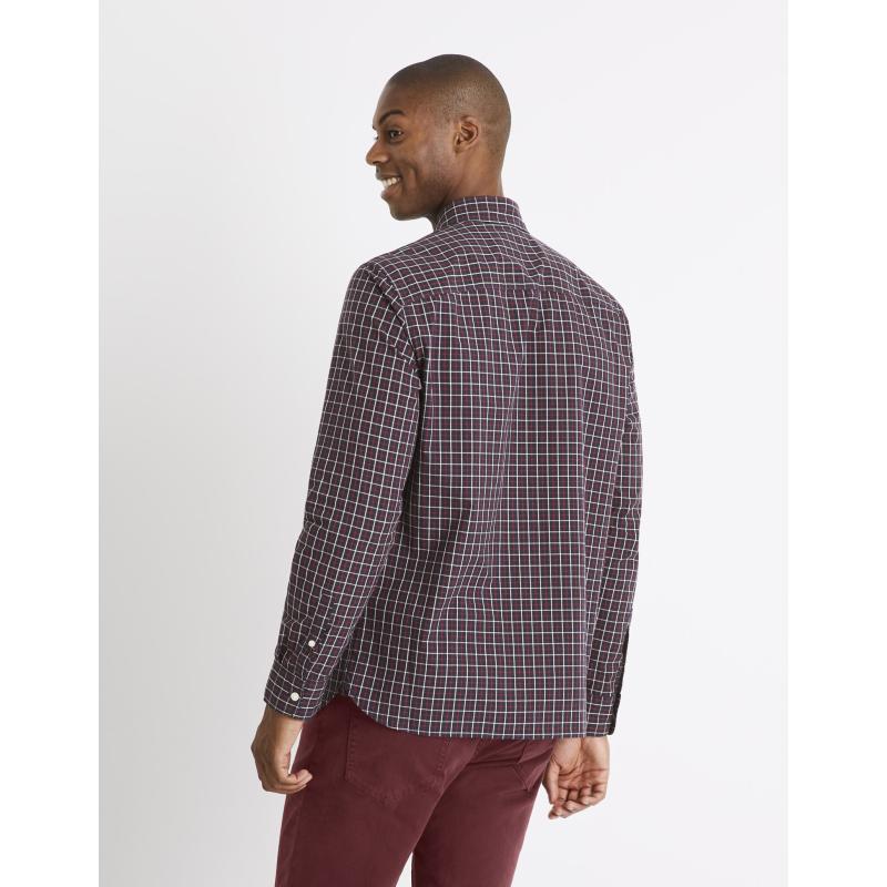 Károvaná regular košeľa Carolo