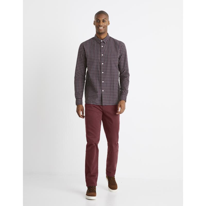 Károvaná regular košeľa Carolo