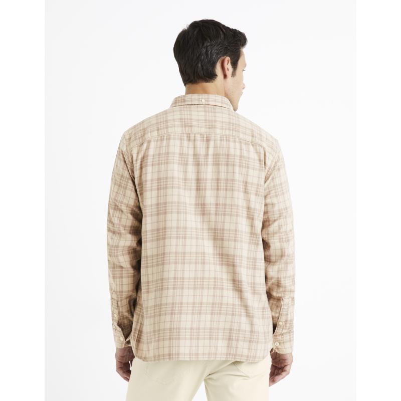 Canewto kockovaná flanelová košeľa