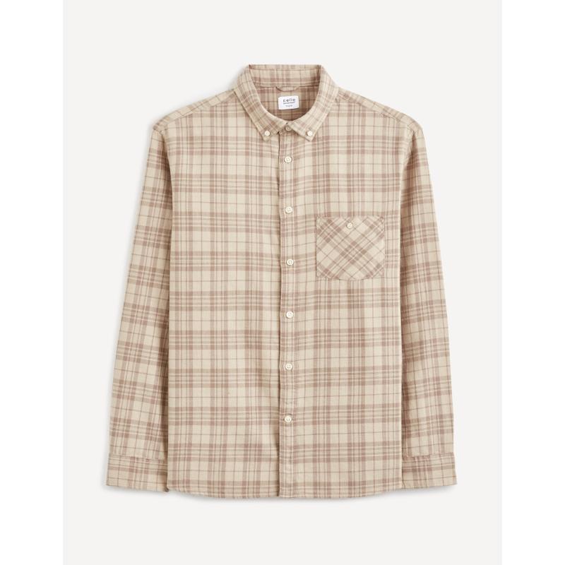 Canewto kockovaná flanelová košeľa