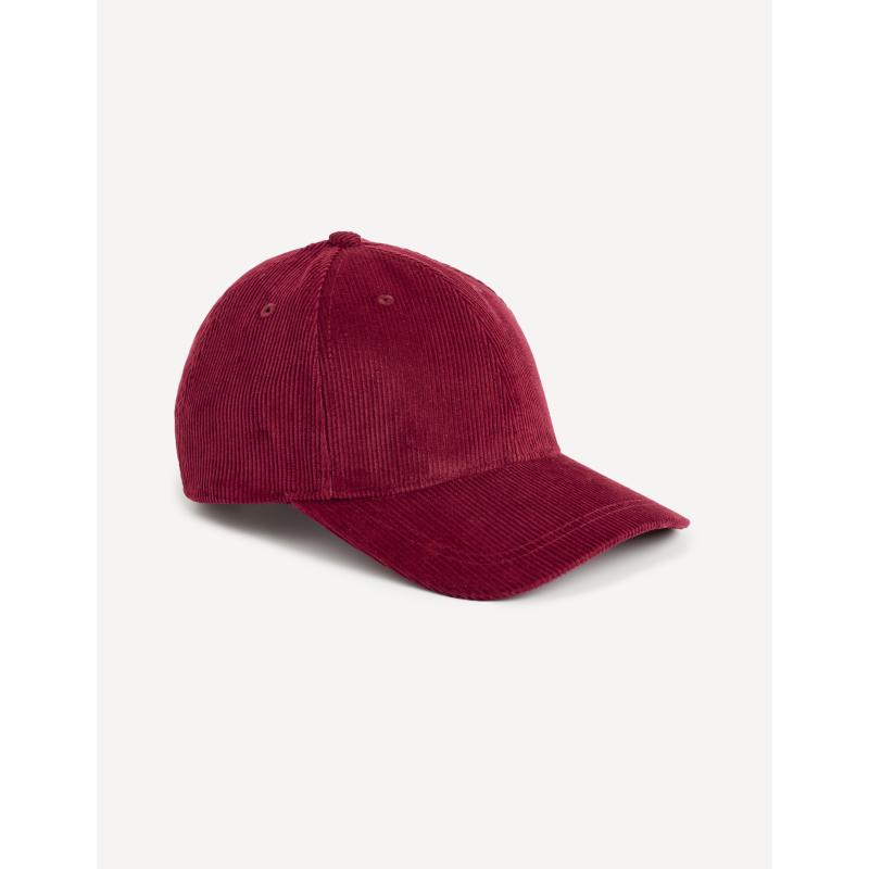 Corduroy Cap Cicapcord piros