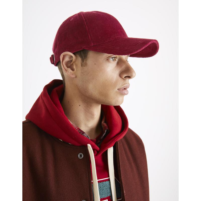 Corduroy Cap Cicapcord piros