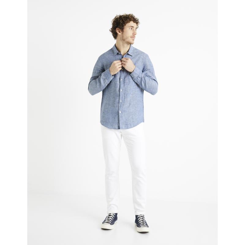 Lněná košile Daflix