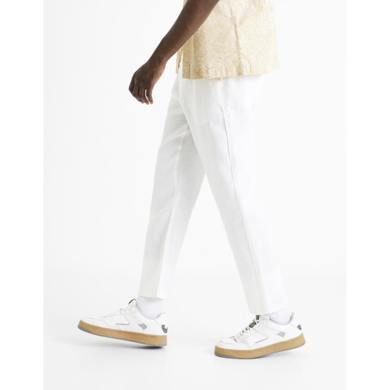 Lněné kalhoty Dolinus