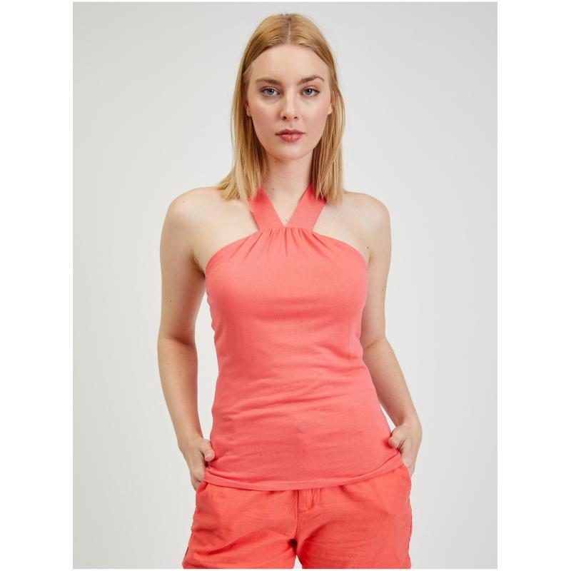 Korálové dámské tílko