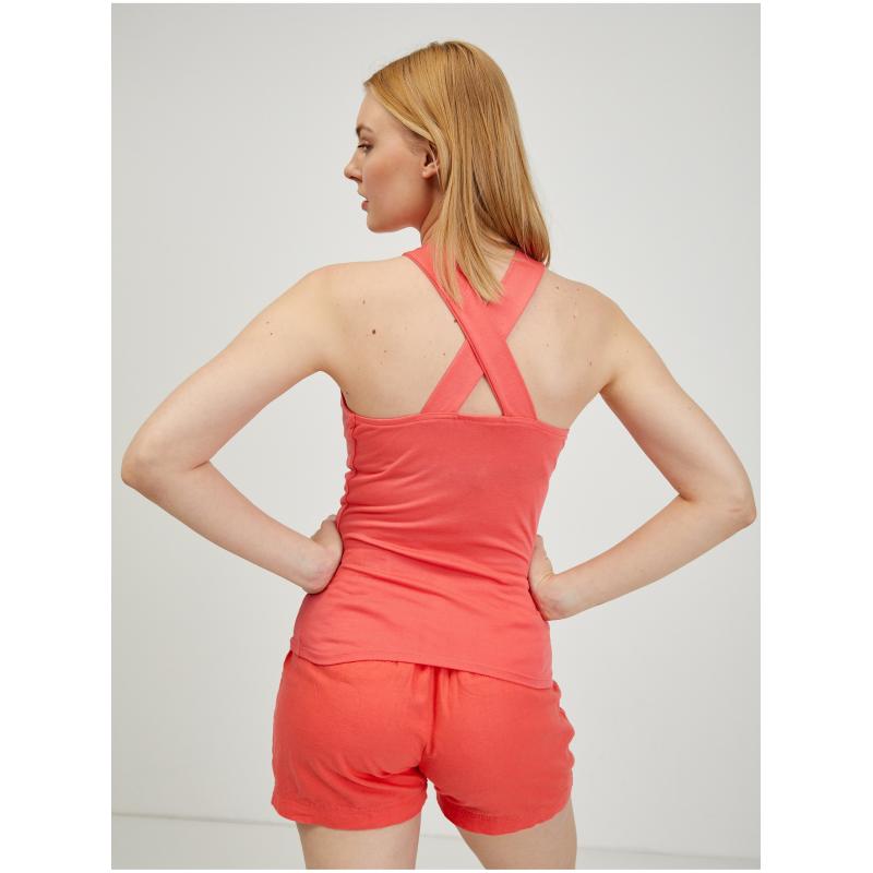 Korálové dámské tílko