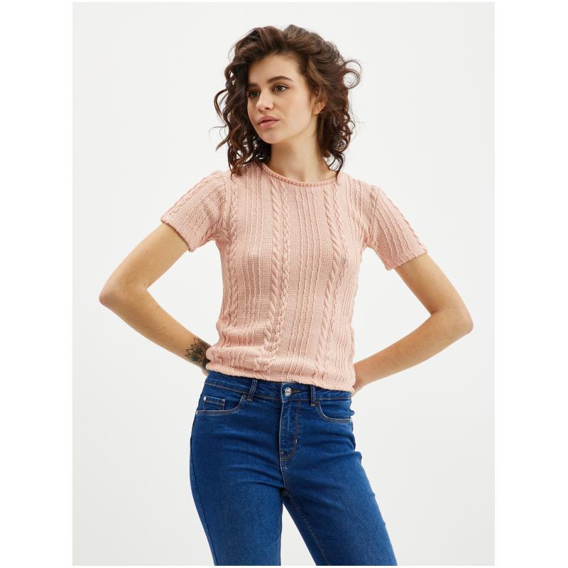 Světle růžová dámská halenka