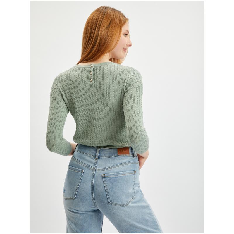 Világoskék női mom farmer