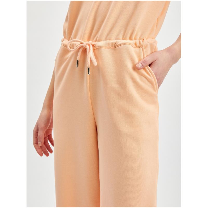 Női sárgabarackszínű pulóver