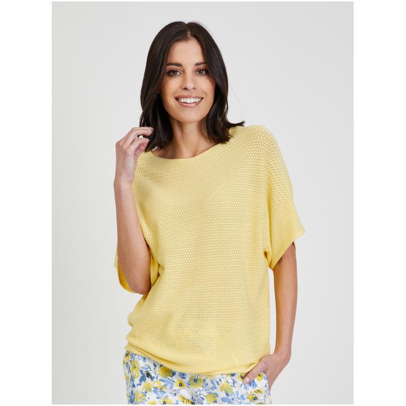 Sárga könnyű pulóver