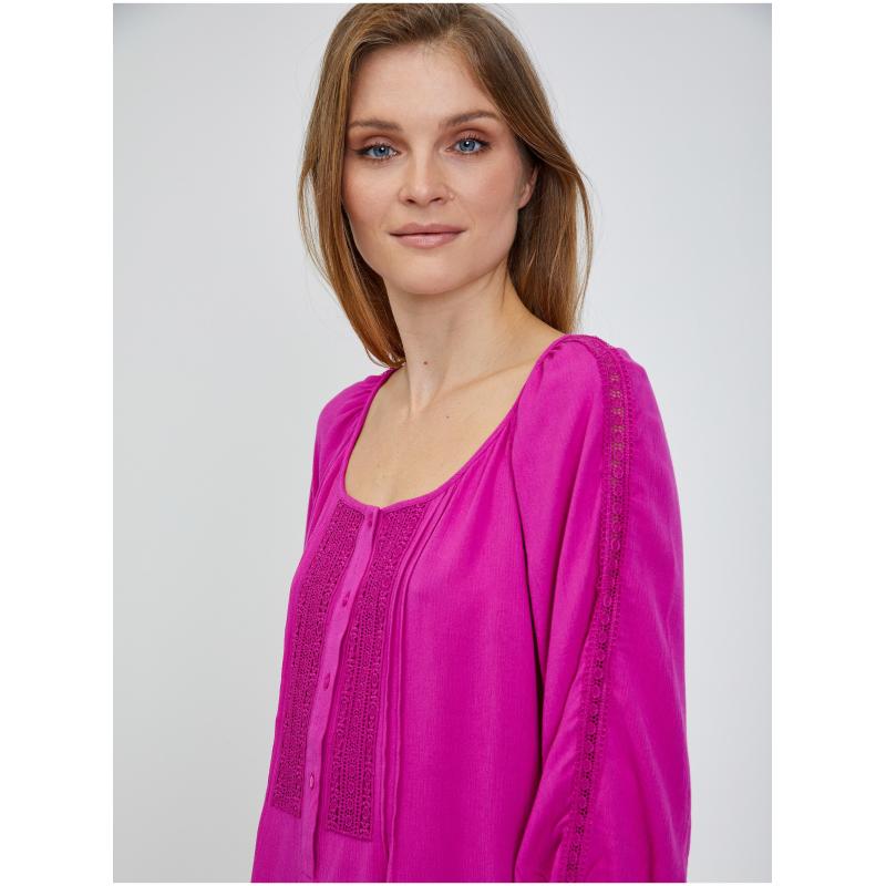 Tmavě růžová halenka