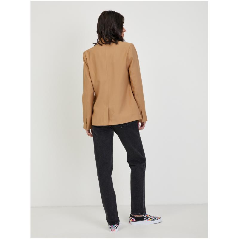 Světle hnědé dámské sako