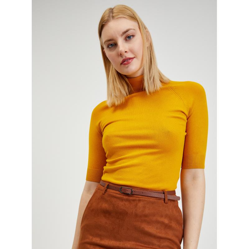 Női barna szarvasbőr szoknya