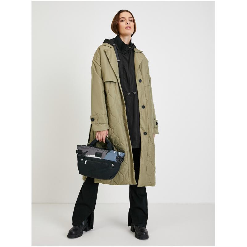 Čierna dámska parka