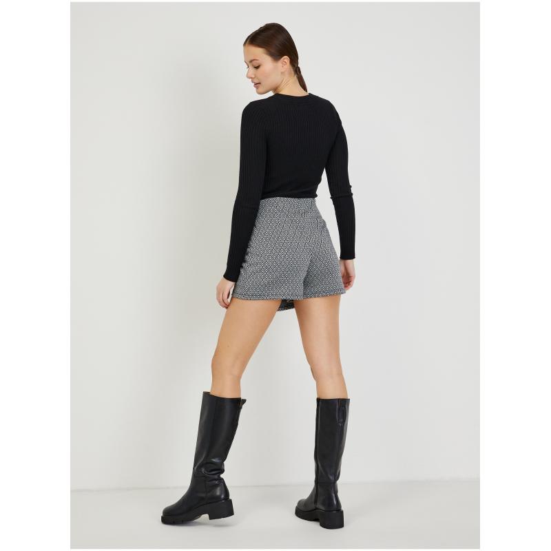 Fekete női mintás szoknya/nadrág