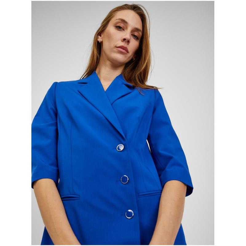 Modré dámské šaty