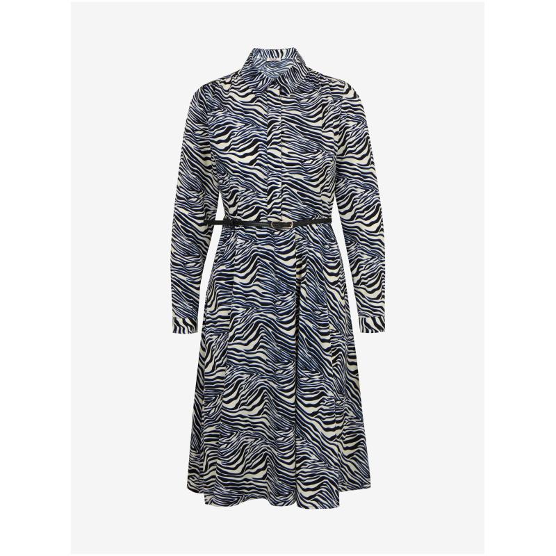 Kék és fehér női mintás ruha