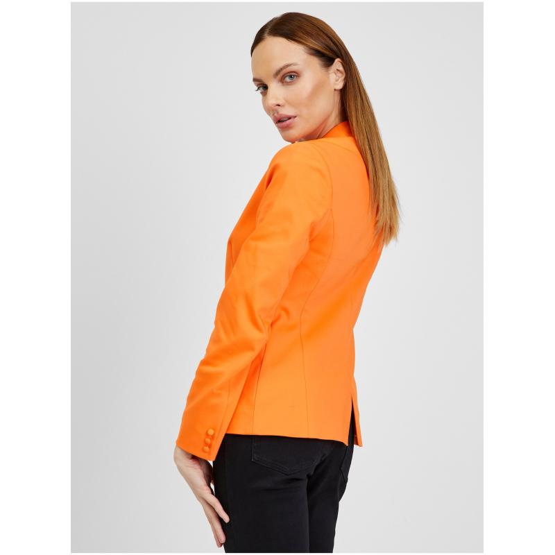 Oranžové dámske sako