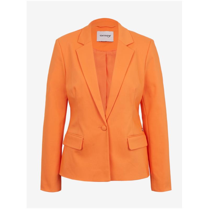 Oranžové dámske sako
